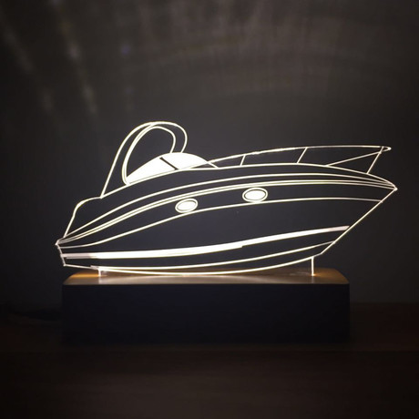 3D Lamp // Boat