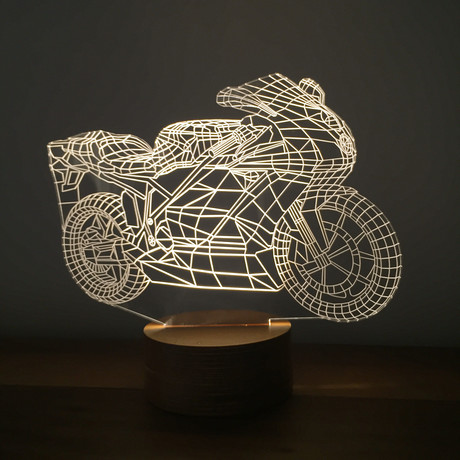 3D Lamp // Motorcycle