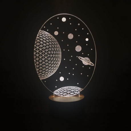 3D Lamp // Universe