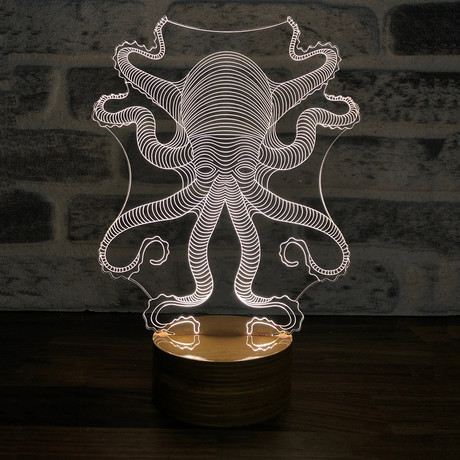 3D Lamp // Octopus