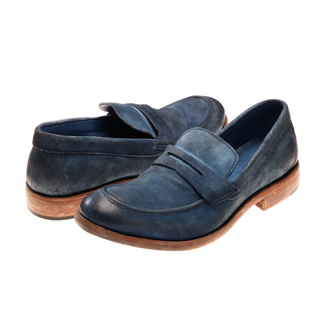 Alessandro Suede Moccasins // Navy (US: 7)