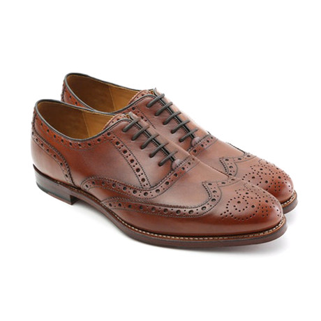 Wing Tip Oxfords // Tan (US: 8)