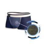 Boxer Anti Ondes - Le Joyeux // Dark Blue (M)