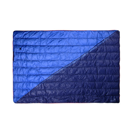 Goose Down Outdoor Heated Blanket // Blue (Medium)