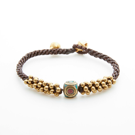 Jean Claude Jewelry // Good Manta Braided Wrap Bracelet // Bronze