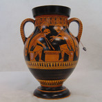 Black Figured Attic Amphora