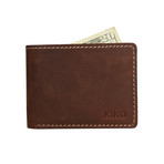 Coin Bifold Wallet // Brown