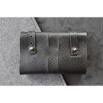 Leather Cord Wrap (Black)