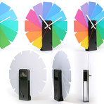 Transformer Clock // Multicolor (Black Case)