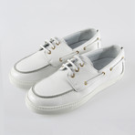 Boat Shoe // White Floater (Euro: 39)