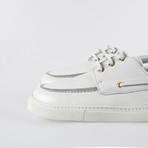Boat Shoe // White Floater (Euro: 39)