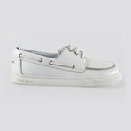 Boat Shoe // White Floater (Euro: 39)