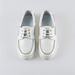 Boat Shoe // White Floater (Euro: 39)