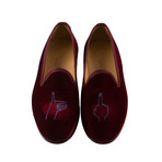 Slipper // Burgundy Velvet (Euro: 39)