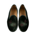 Slipper // Green Velvet (Euro: 39)