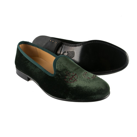 Slipper // Green Velvet (Euro: 39)