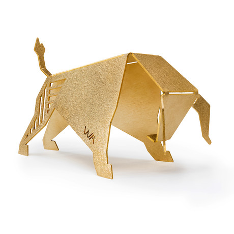 Bull Brass Origami