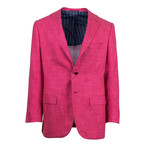 Cashmere Blend 2 Button Sport Coat // Pink (Euro: 48S)