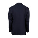 Kiton // Wool Double Breasted Sport Coat // Blue (Euro: 46R)