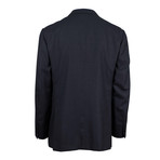 Kiton // Diamante Super 150s Wool Double Breasted Suit // Gray (Euro: 46R)