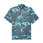 The Search Button-Up // Lagoon (L)