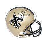 Signed New Orleans Saints Helmet // Drew Brees