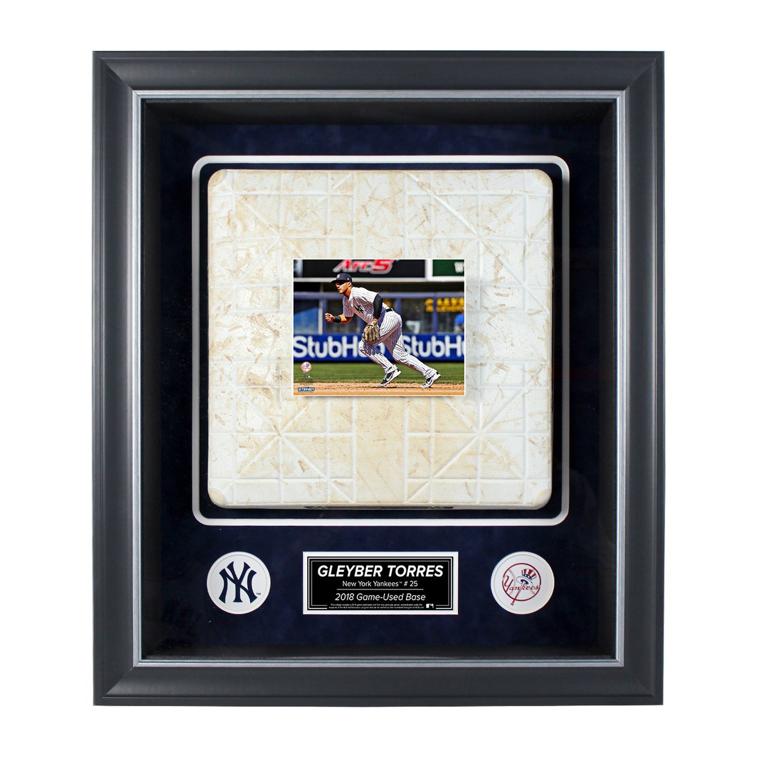 Official New York Yankees Collectible Bases, Yankees Game Used,  Autographed, Commemorative Bases