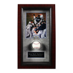 Scott Brosius 1998 NY Yankees WS MVP Championship Collage + Replica Ring