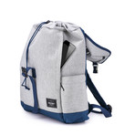 2-Tone Water Resistant Backpack // Barna