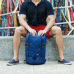 2-Tone Water Resistant Backpack // Mario