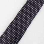 Ermenegildo Zegna // Patterned Silk Neck Tie // Navy