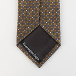 Ermenegildo Zegna // Patterned Silk Neck Tie // Brown