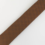 Ermenegildo Zegna // Floral Wool Neck Tie // Brown