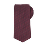John Lobb // Remy Striped Twin-Stitch Silk Tie