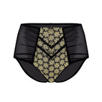 Glamour Panty // Black + Gold (S)