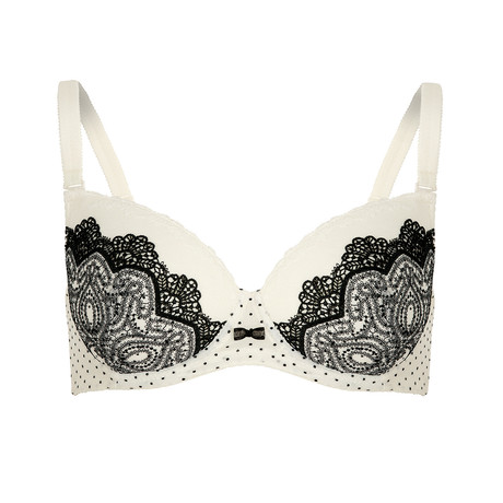 Andora Bra // White + Black (32D)