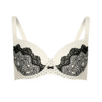 Andora Bra // White + Black (34B)