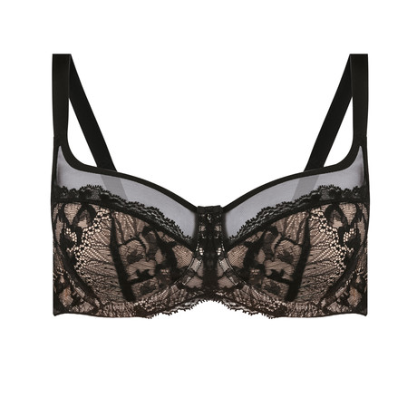 By Night Bra II // Black + Beige (32D)