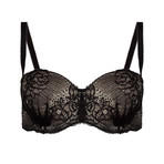 By Night Bra // Black + Beige (S)