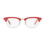 Clubmaster Frame // Red On Texture Camuflage