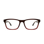 Acetate Optical Frame // Brown Horn Gradient Transparent