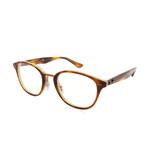 Ray-Ban // Unisex Acetate Optical Frame // Top Havana Brown + Horn Beige