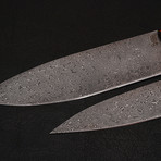 Damascus Chef Knife Set // 2 Piece // 9718