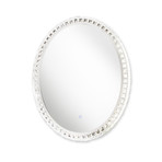 Marilyn Illuminated Oval Mirror // Chrome