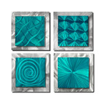 4 Squares // Teal