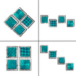 4 Squares // Teal