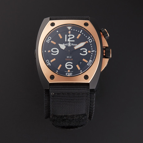Bell & Ross Marine Automatic // BR02-PINKGOLD // Pre-Owned