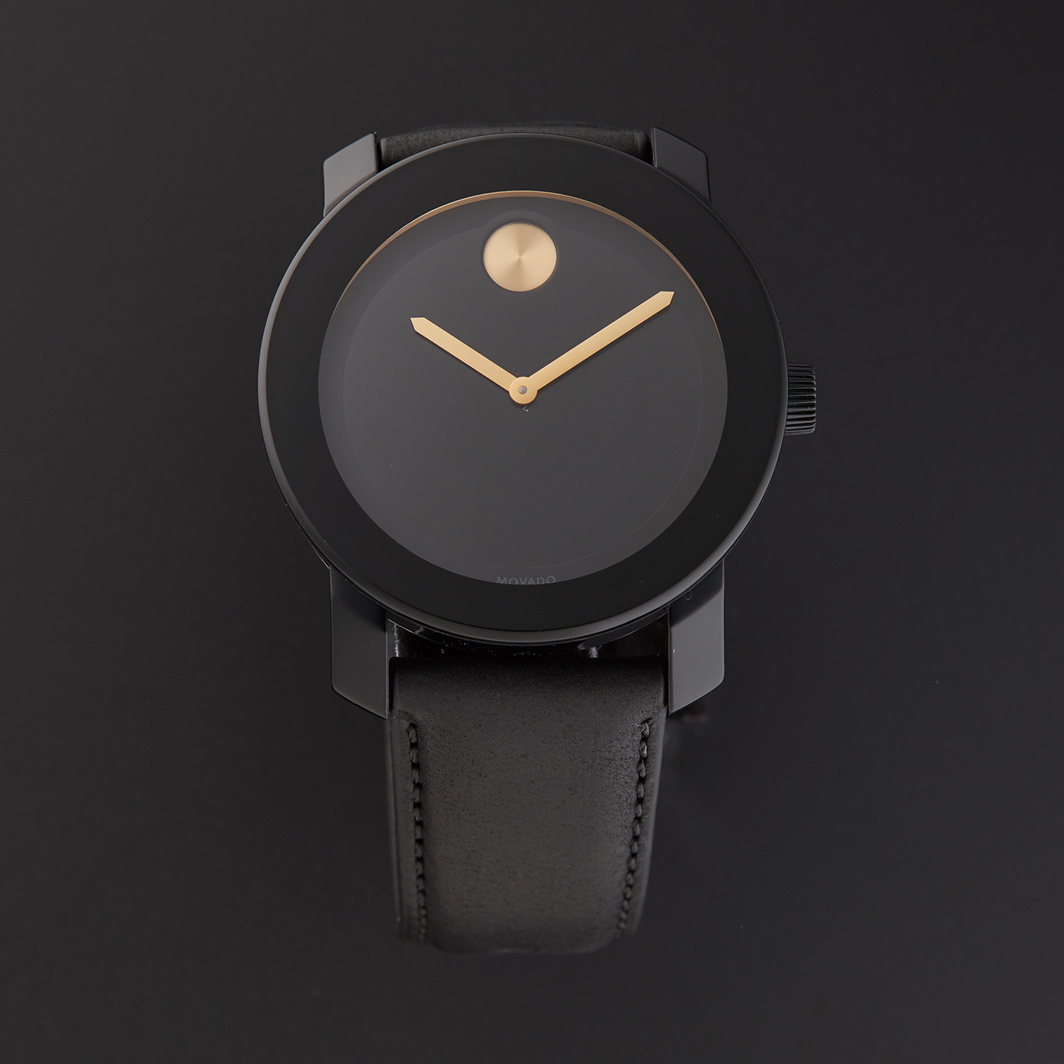 movado bold black digital