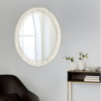 Marilyn Illuminated Oval Mirror // Chrome