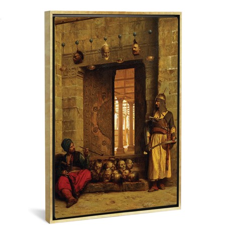 Heads Of The Rebel Beys At The Mosque-El Assaneyn // 1866 // Jean Leon Gerome